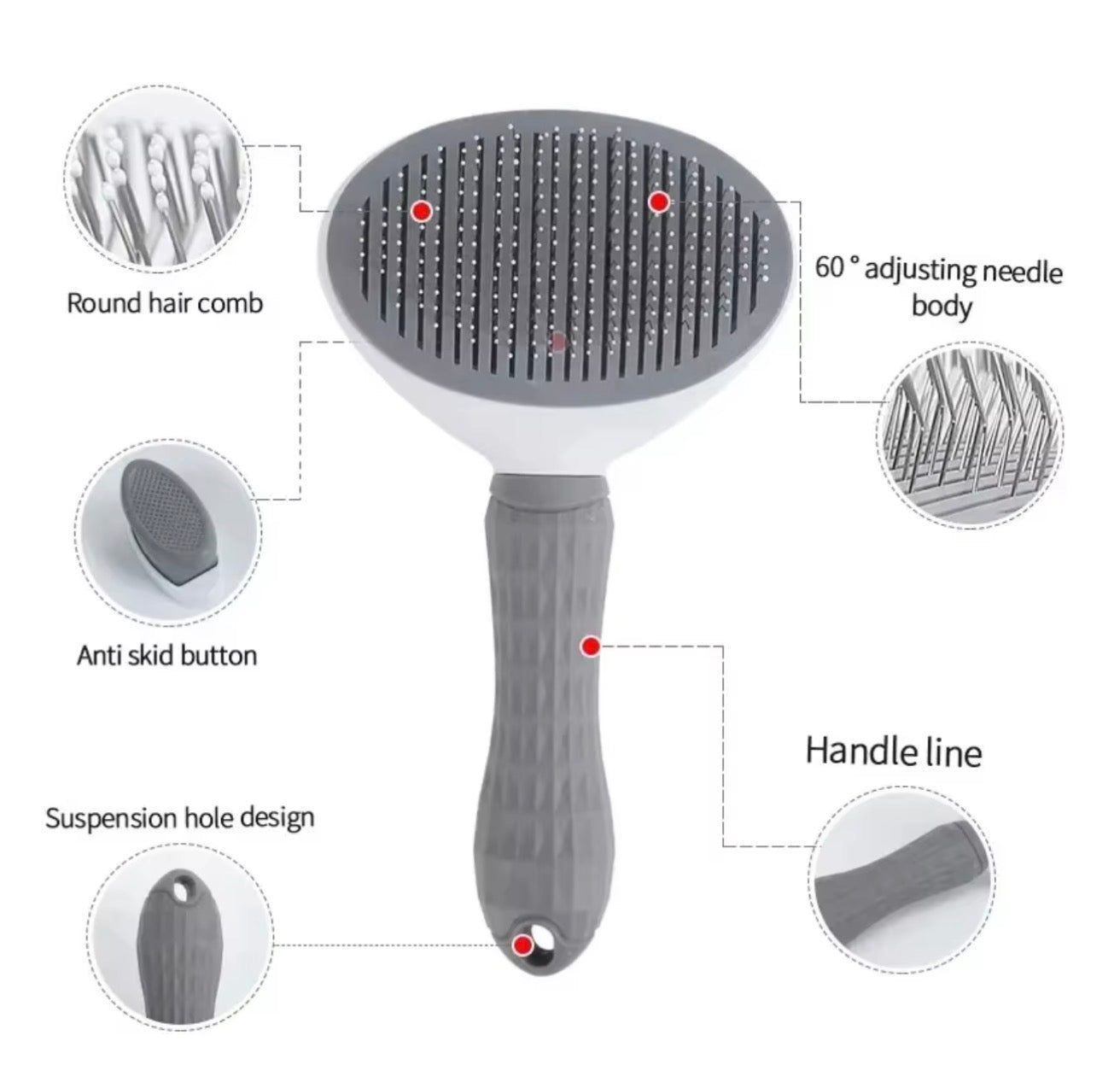 Self-Cleaning Pet Brush