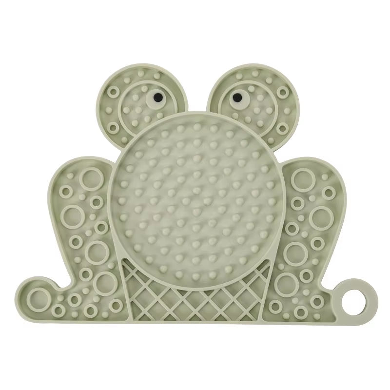 1 Pcslow Feeder Licking Mat for Dogs & Cats-Suction Base Silicone Pet Feeding Mat, Anti-Anxiety Lick Pad with Creative Patterns