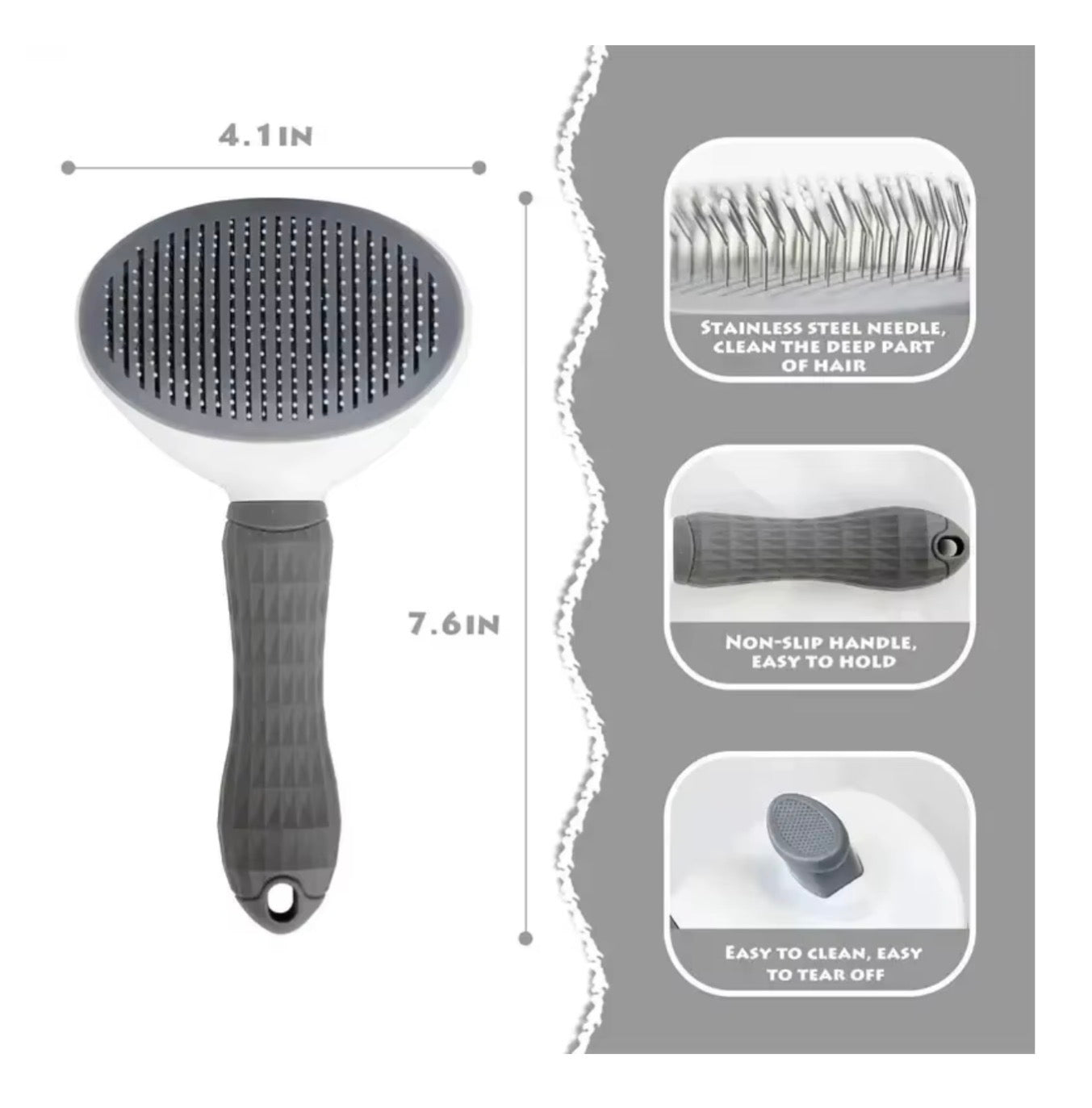 Self-Cleaning Pet Brush