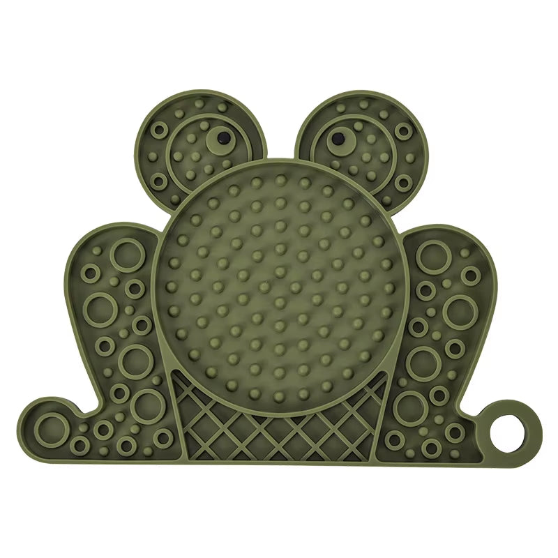 1 Pcslow Feeder Licking Mat for Dogs & Cats-Suction Base Silicone Pet Feeding Mat, Anti-Anxiety Lick Pad with Creative Patterns