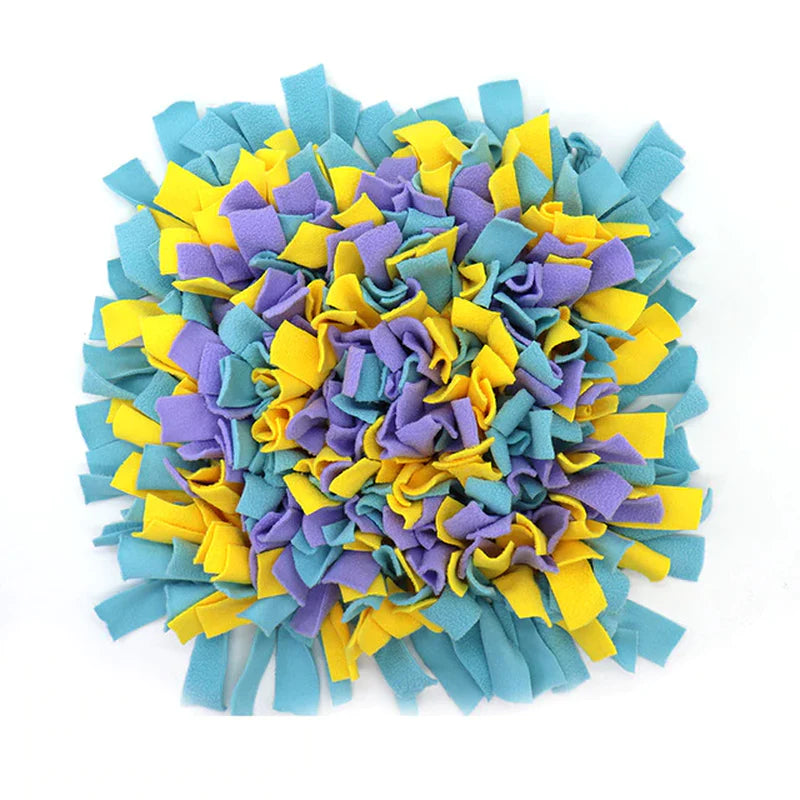 Furryforest Washable Snuffle Smelling Mats for Pet Dogs Anti-Slip Nose Training Blanket Sniffing Pads Dog Puzzle Toys