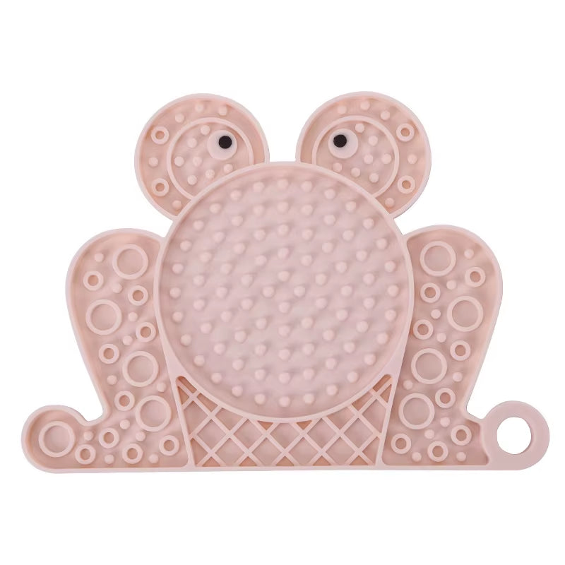 1 Pcslow Feeder Licking Mat for Dogs & Cats-Suction Base Silicone Pet Feeding Mat, Anti-Anxiety Lick Pad with Creative Patterns