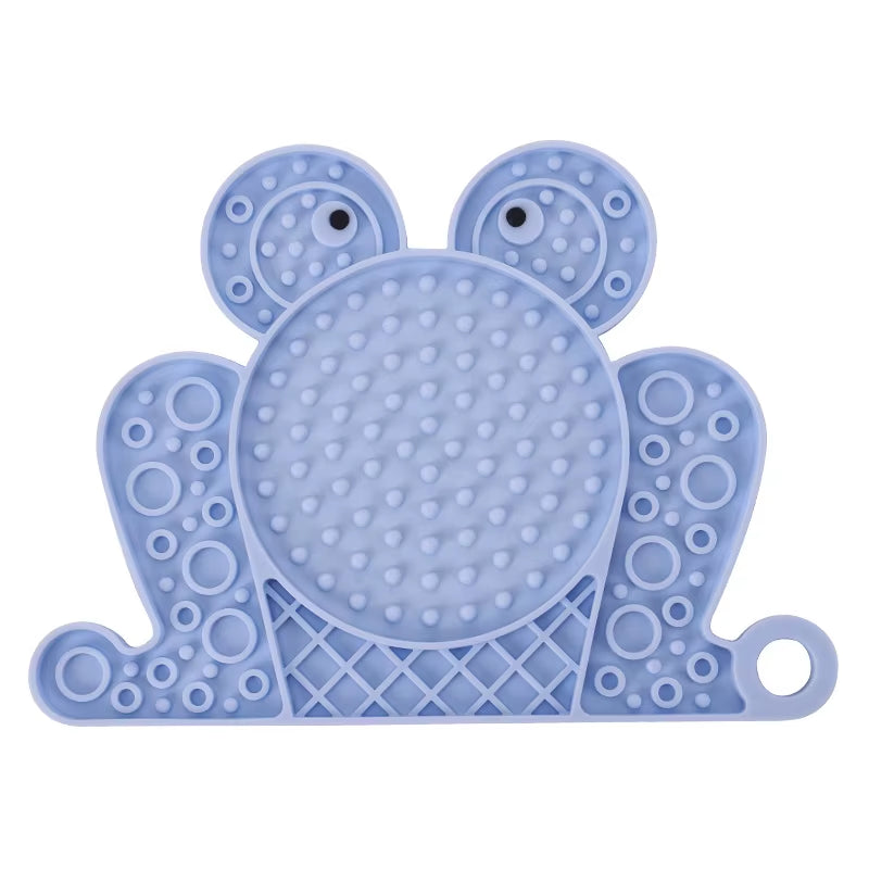 1 Pcslow Feeder Licking Mat for Dogs & Cats-Suction Base Silicone Pet Feeding Mat, Anti-Anxiety Lick Pad with Creative Patterns