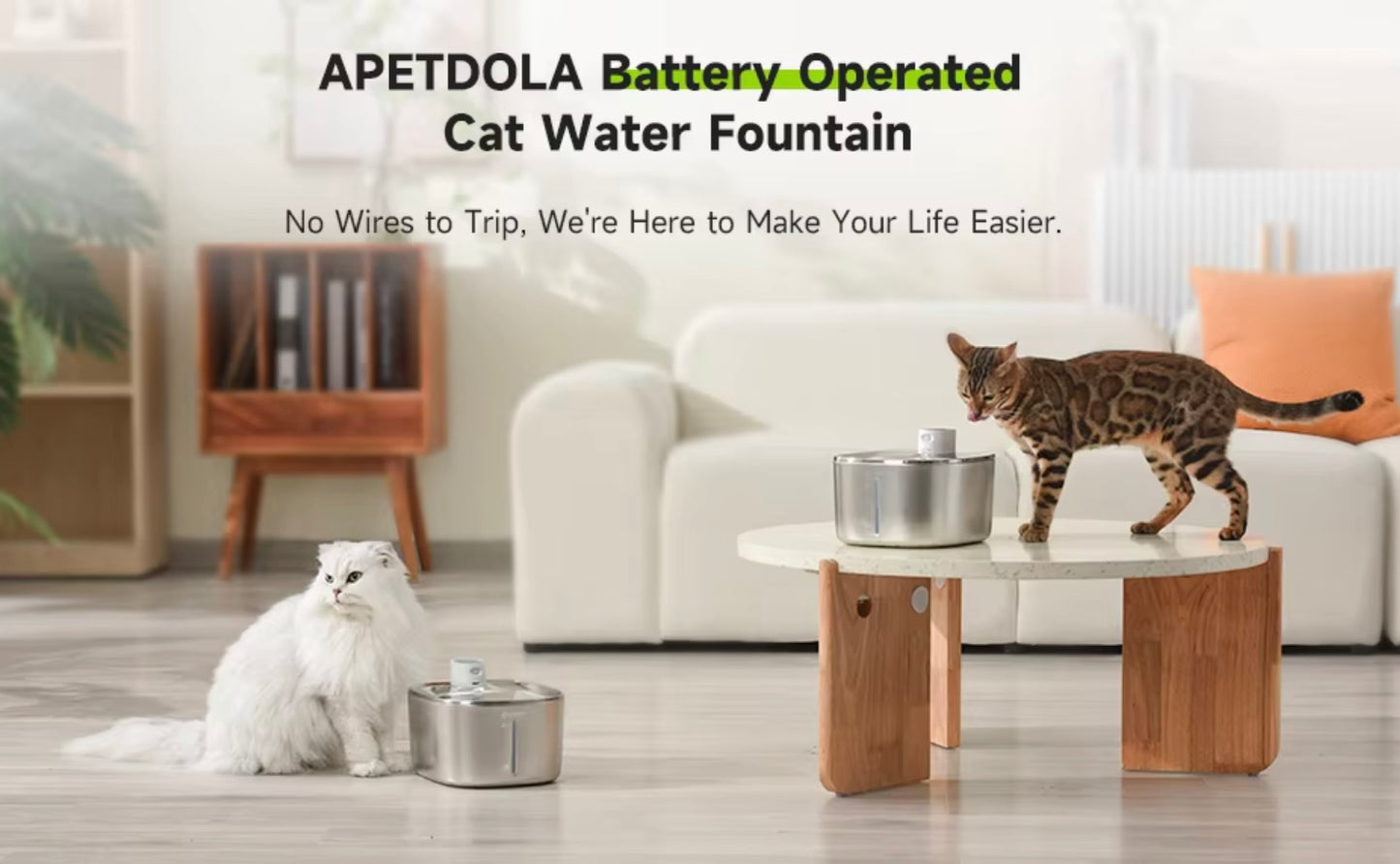 CrystalFlow Smart Pet Fountain