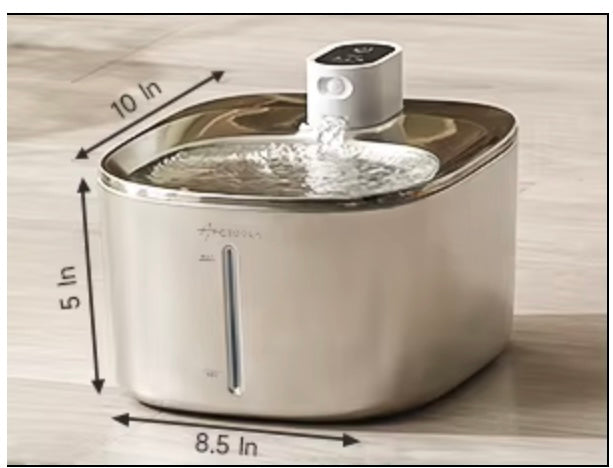 CrystalFlow Smart Pet Fountain