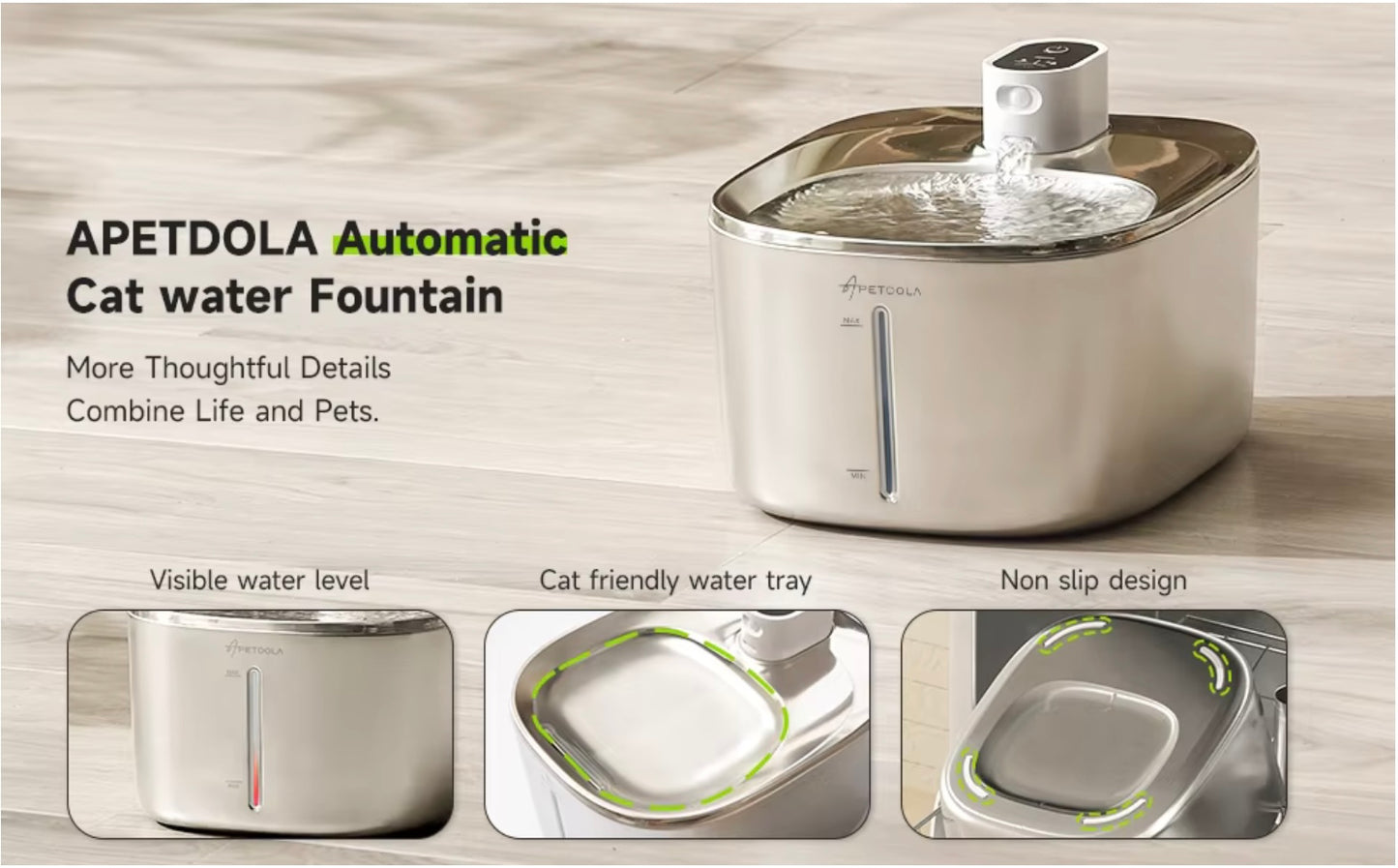CrystalFlow Smart Pet Fountain