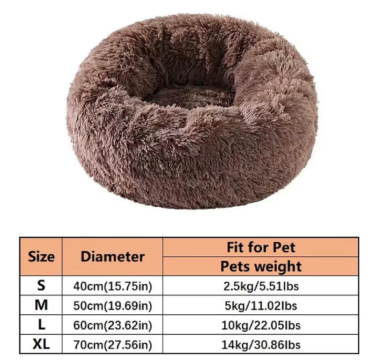 Cozy Donut Pet Bed