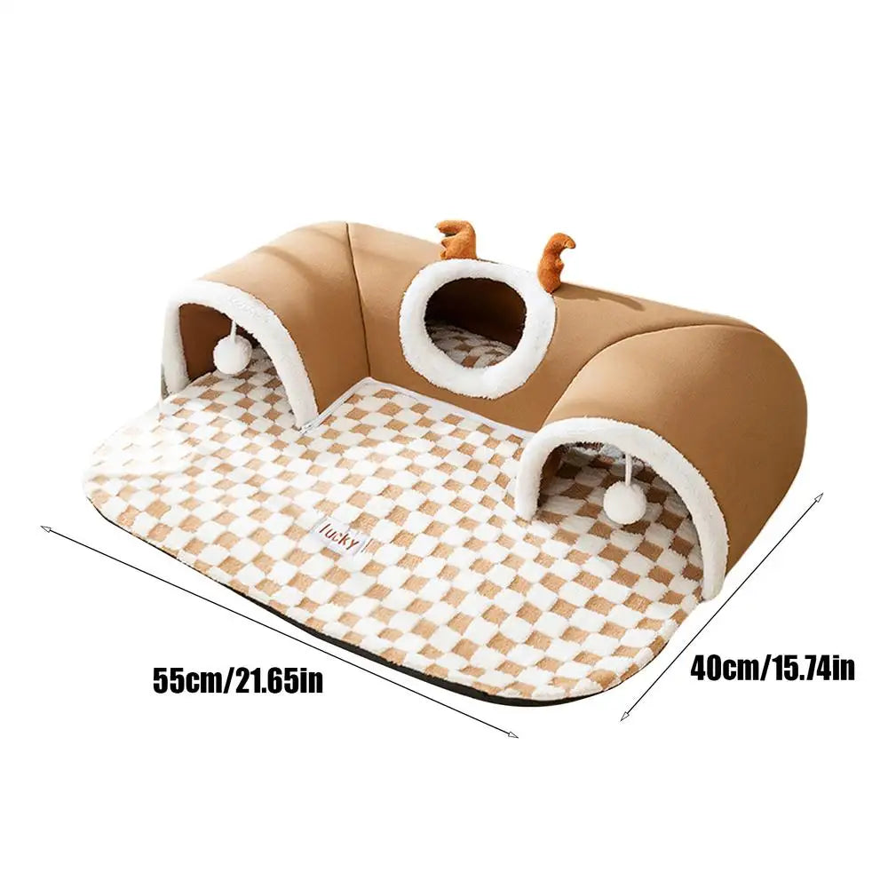 Cat Tunnel Bed