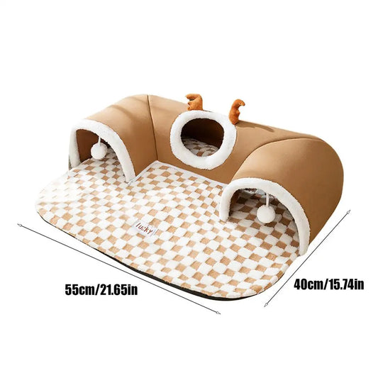 Cat Tunnel Bed