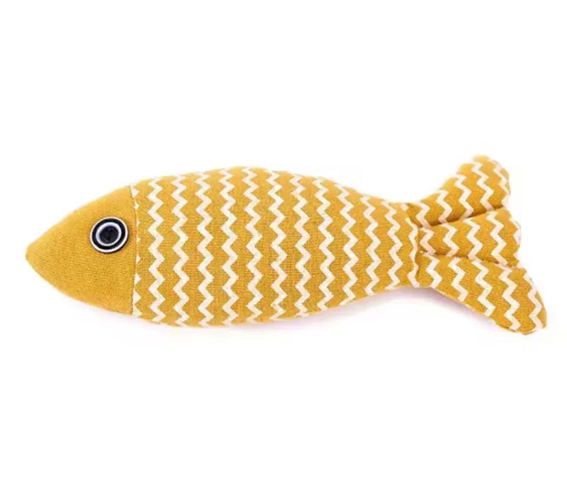 Cat Toys Are Self-Boring, Resistant to Biting Teeth, Clean Cotton Fish Teeth, Interesting Cat Toys, Cat Simulated Fish Toys, Pet