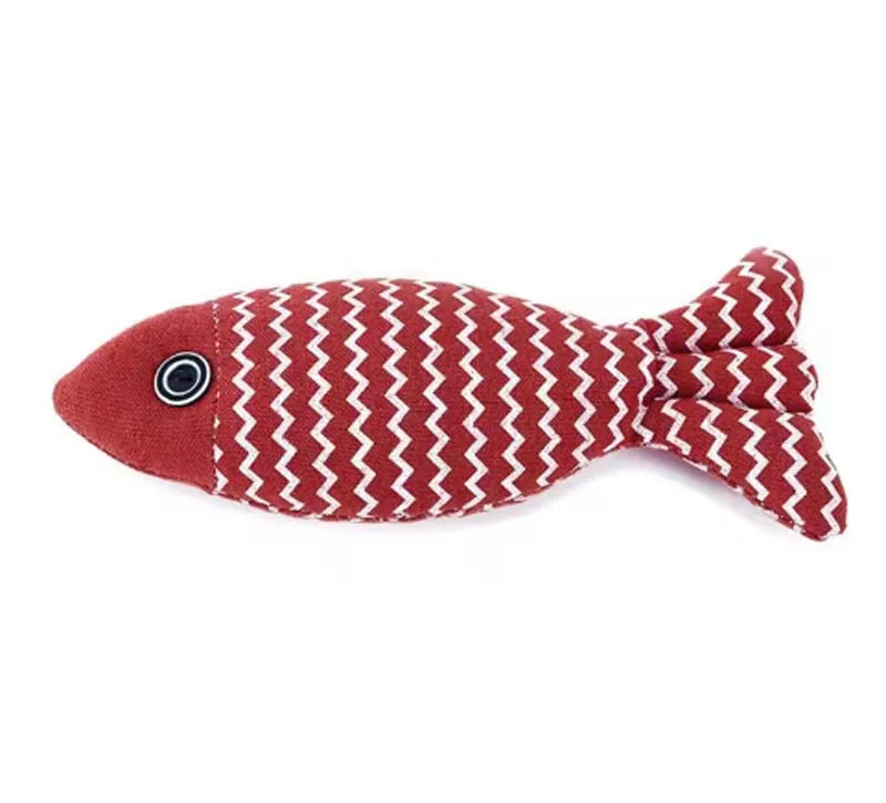 Cat Toys Are Self-Boring, Resistant to Biting Teeth, Clean Cotton Fish Teeth, Interesting Cat Toys, Cat Simulated Fish Toys, Pet