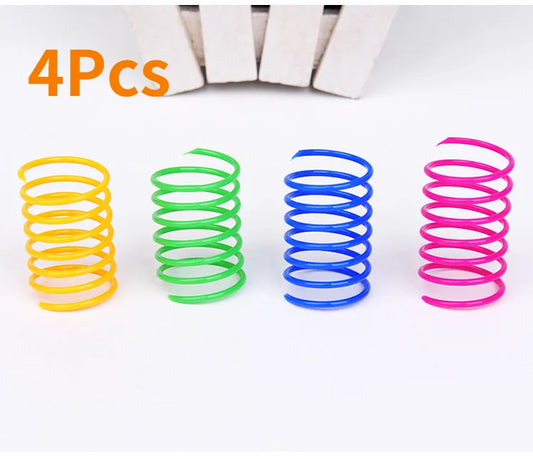 Kitten Coil Spiral Springs Cat Toys Interactive Gauge Cat Spring Toy Colorful Springs Cat Pet Toy Pet Products