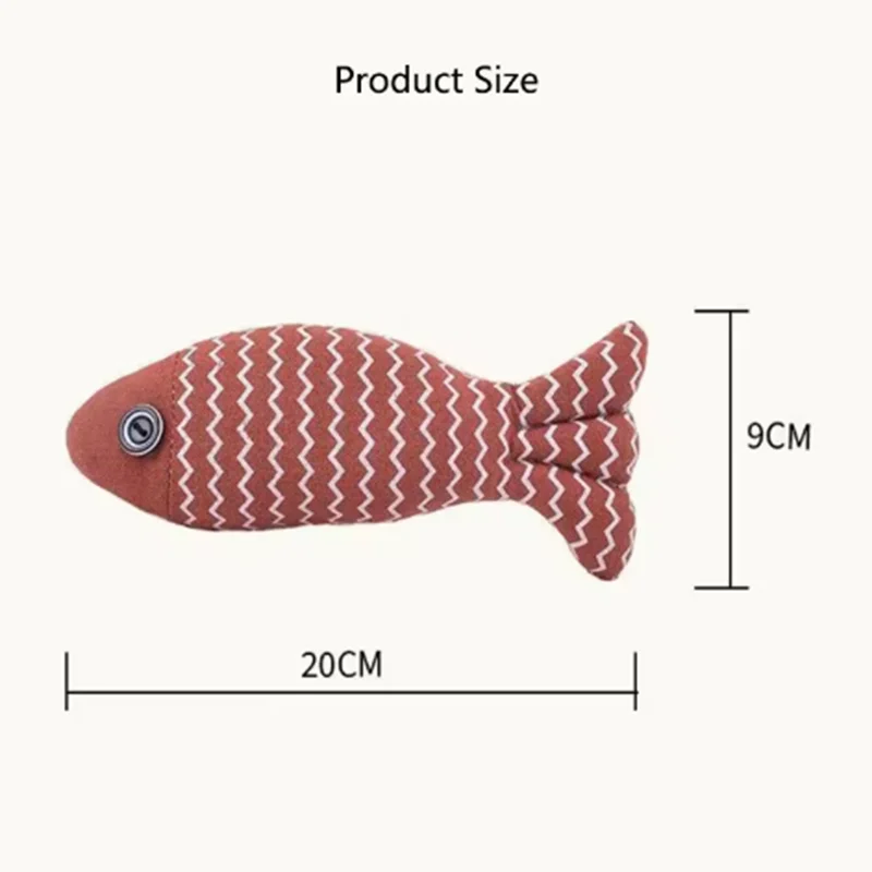 Cat Toys Are Self-Boring, Resistant to Biting Teeth, Clean Cotton Fish Teeth, Interesting Cat Toys, Cat Simulated Fish Toys, Pet